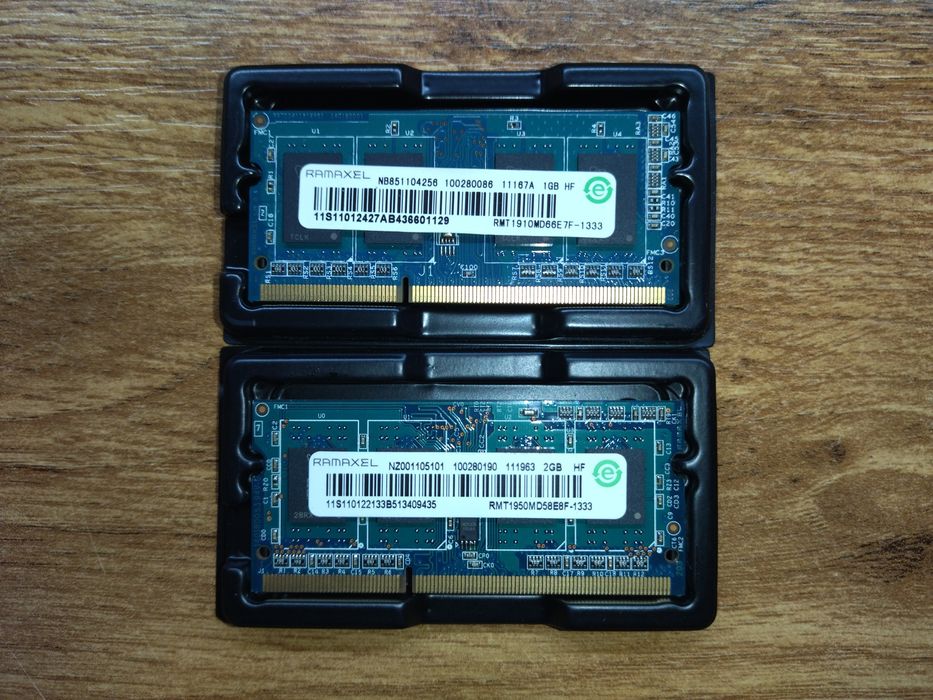 Оперативна пам'ять/Sodimm/DDR3/1Gb/2Gb/1333MHz