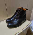 męskie buty 42  skórzane licowe licowane trzewiki wysokie classic jesi