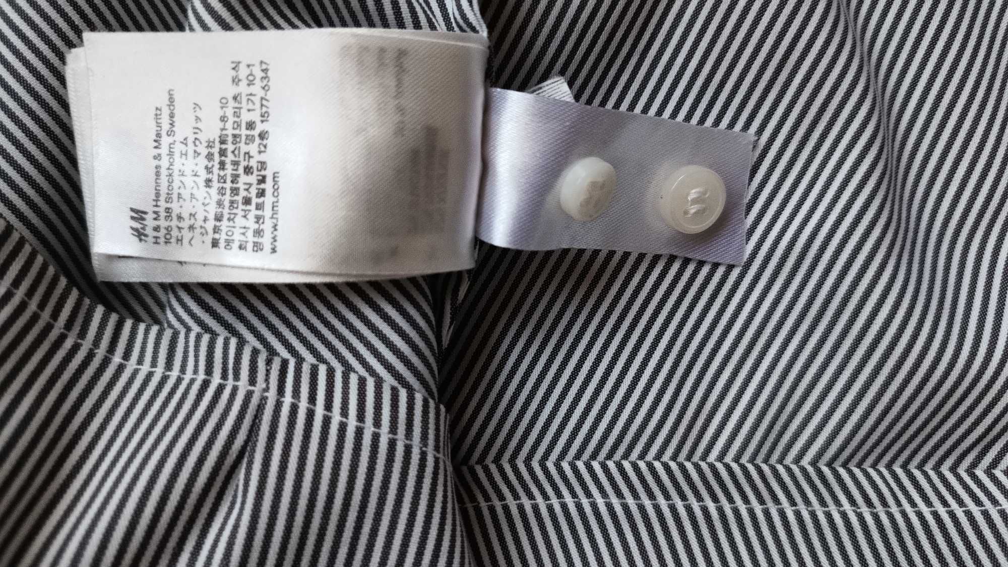 H&M koszula w paski rozm. M