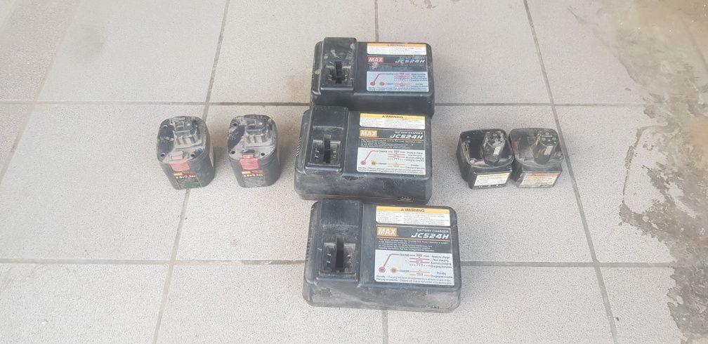 MAX RB bateria  ładowarka  do wiązarki  wiązerek