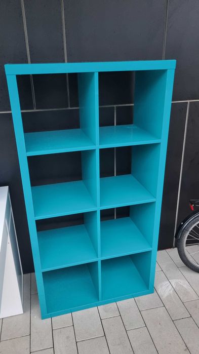 Regal Ikea Kallax niebieski