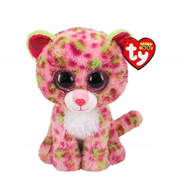 Beanie Boos Lainey - Różowy Leopard 15cm, Ty