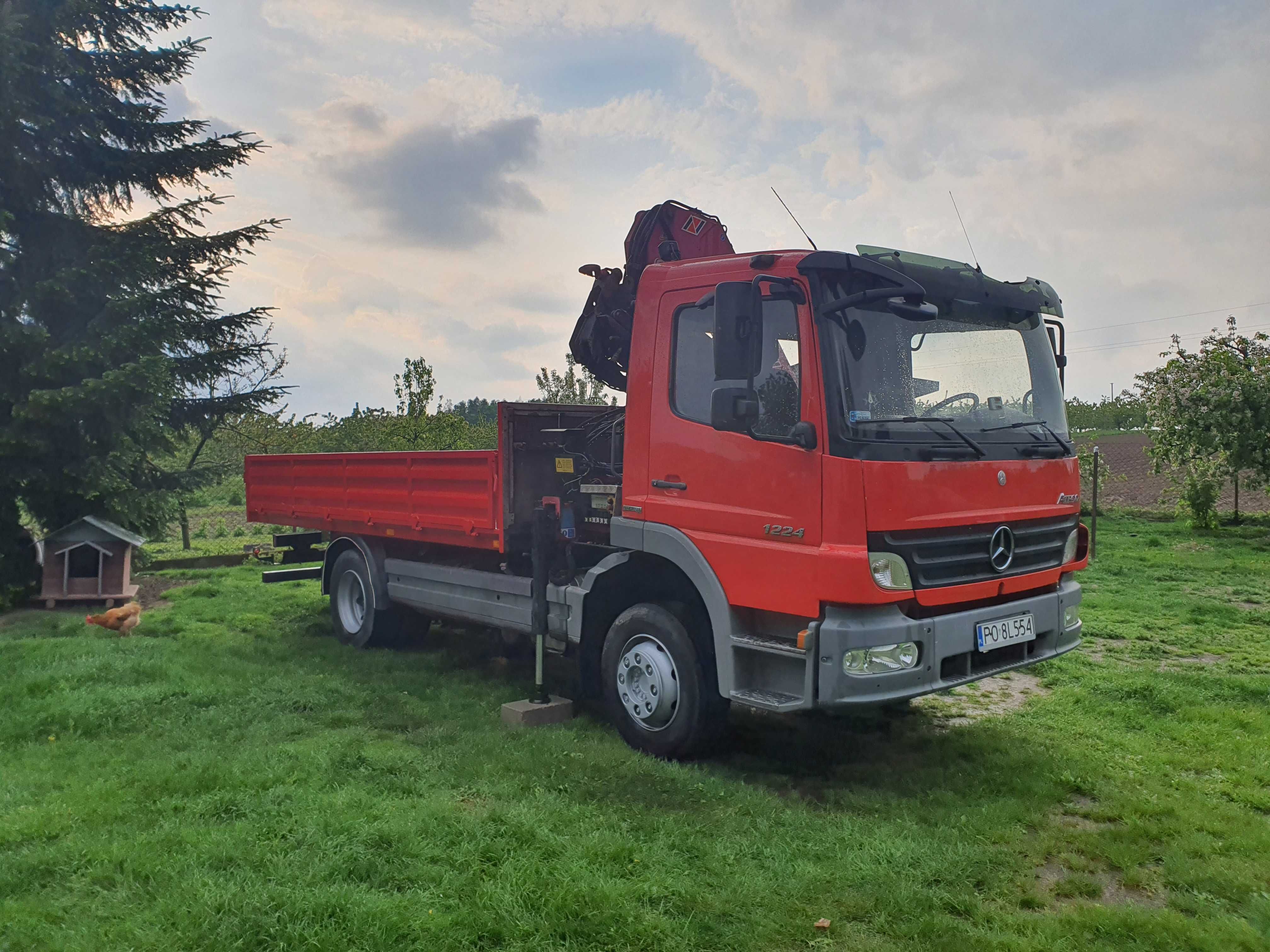 usługi transportowe HDS niskopodwoziowy maszyn, sprzętu, wywrotka