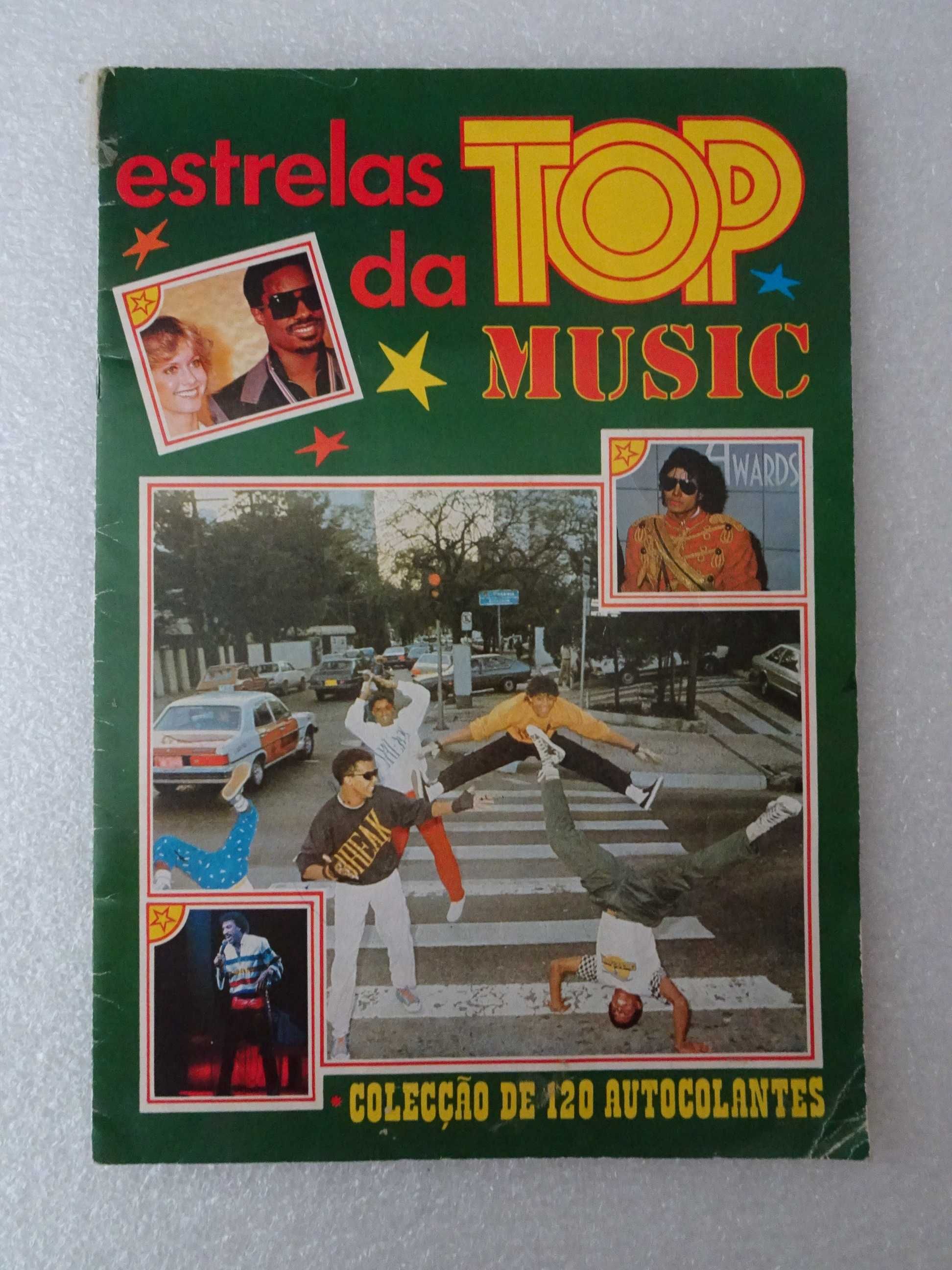 Caderneta de cromos Estrelas da Top Music (faltam 43 cromos)