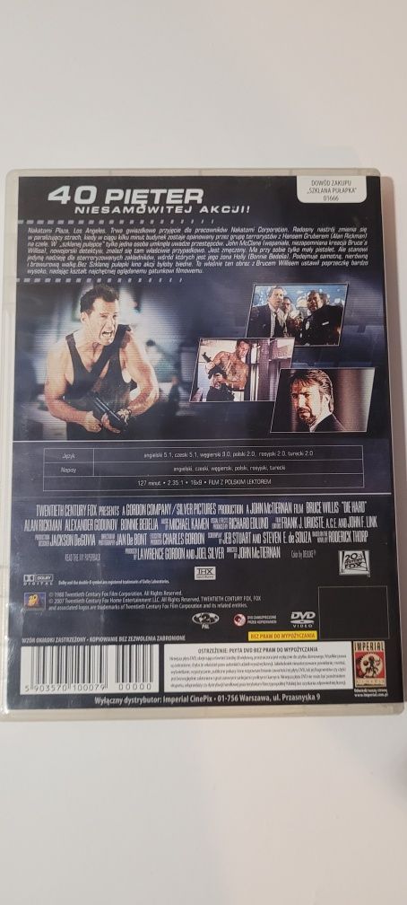 Film Szklana pułapka płyta DVD unikat