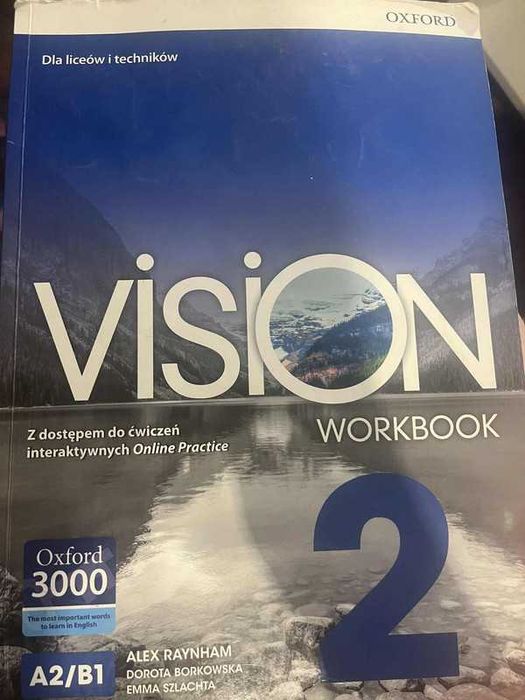 Zestaw ćwiczenie+podręcznik do angielskiego 'Vision'