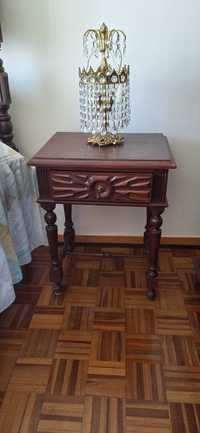 Mesas de cabeceira madeira vintage