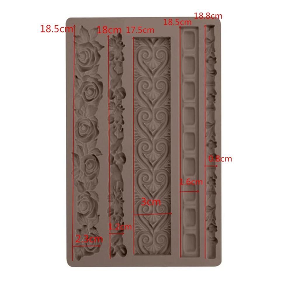 Forma foremka silikonowa Prima Moulds Elegant Borders