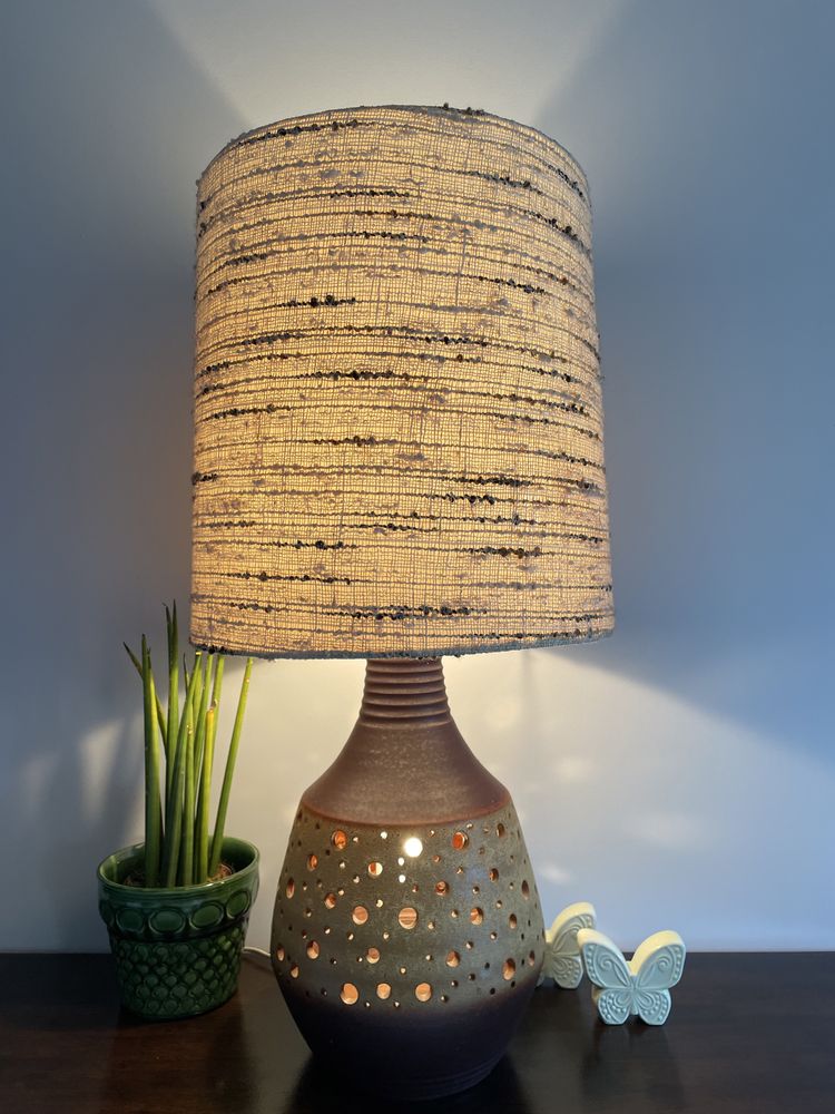 Duża,ceramiczna lampa Fat Lava,Niemcy lata ’70