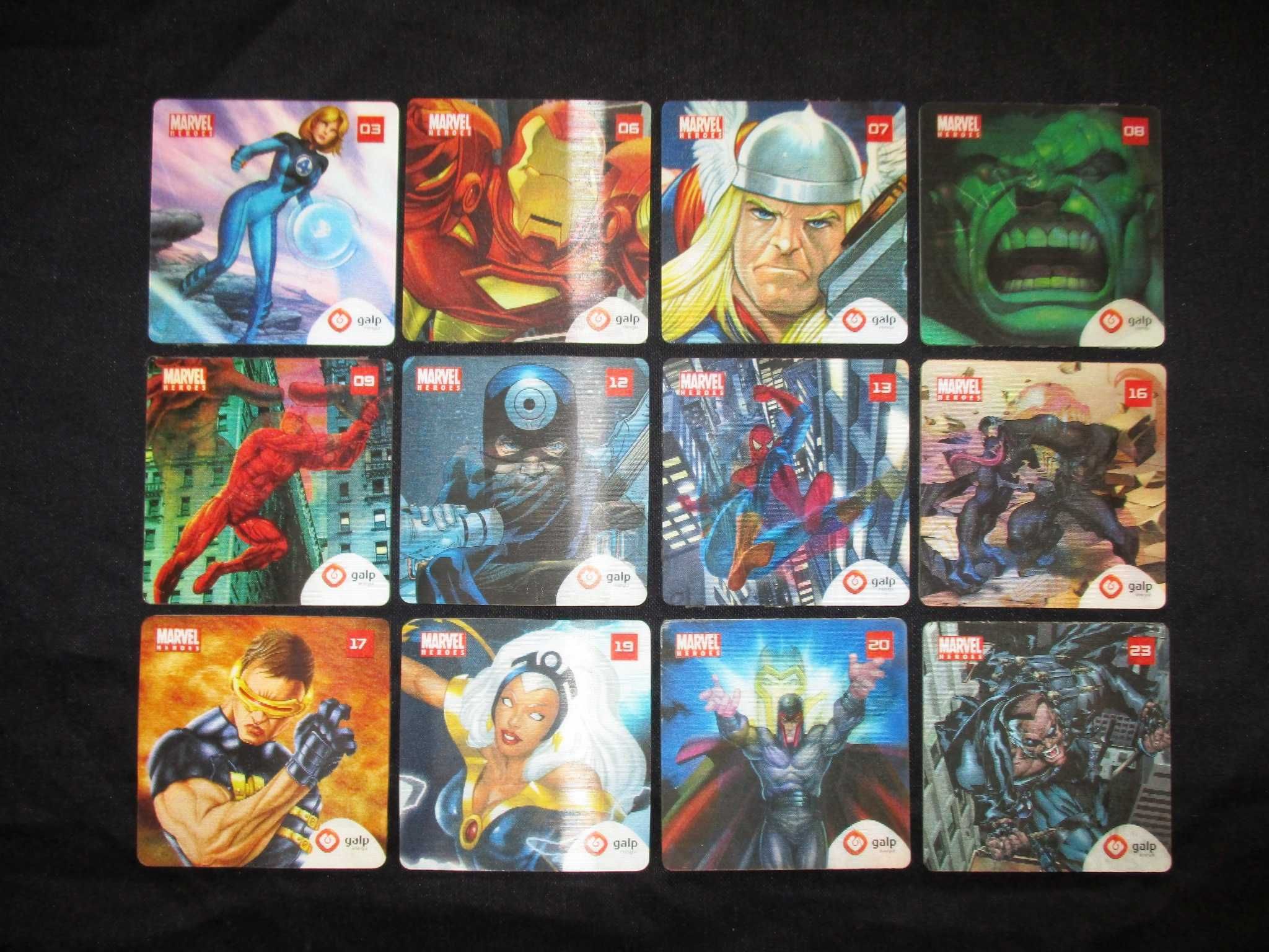 Figuras Marvel Galp Super Heróis Cromos