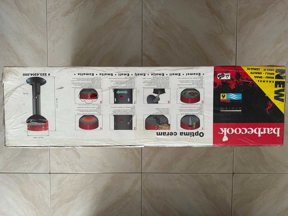 Fogareiro Barbecook Optima ceram - Novo