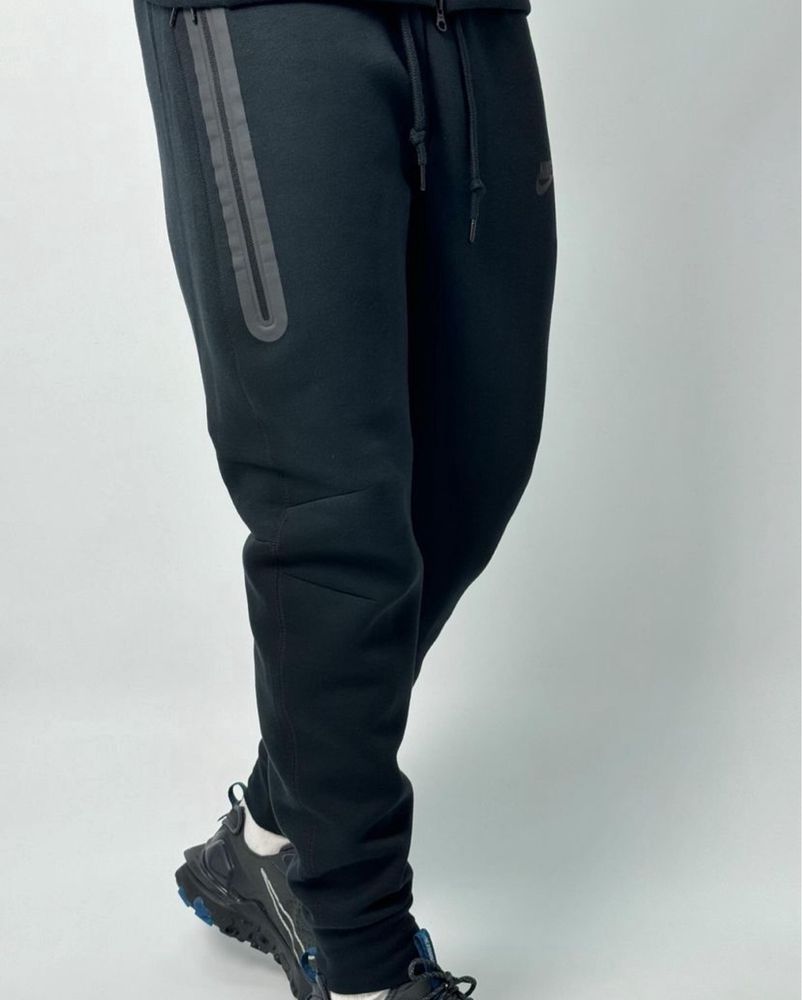 ОРИГІНАЛ | Костюм Nike Tech Fleece Black, теч флис кофта штаны