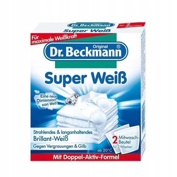 Dr. Beckmann Super Weiss saszetki wybielające 2x40g CHEMIA ZAGRANICZNA