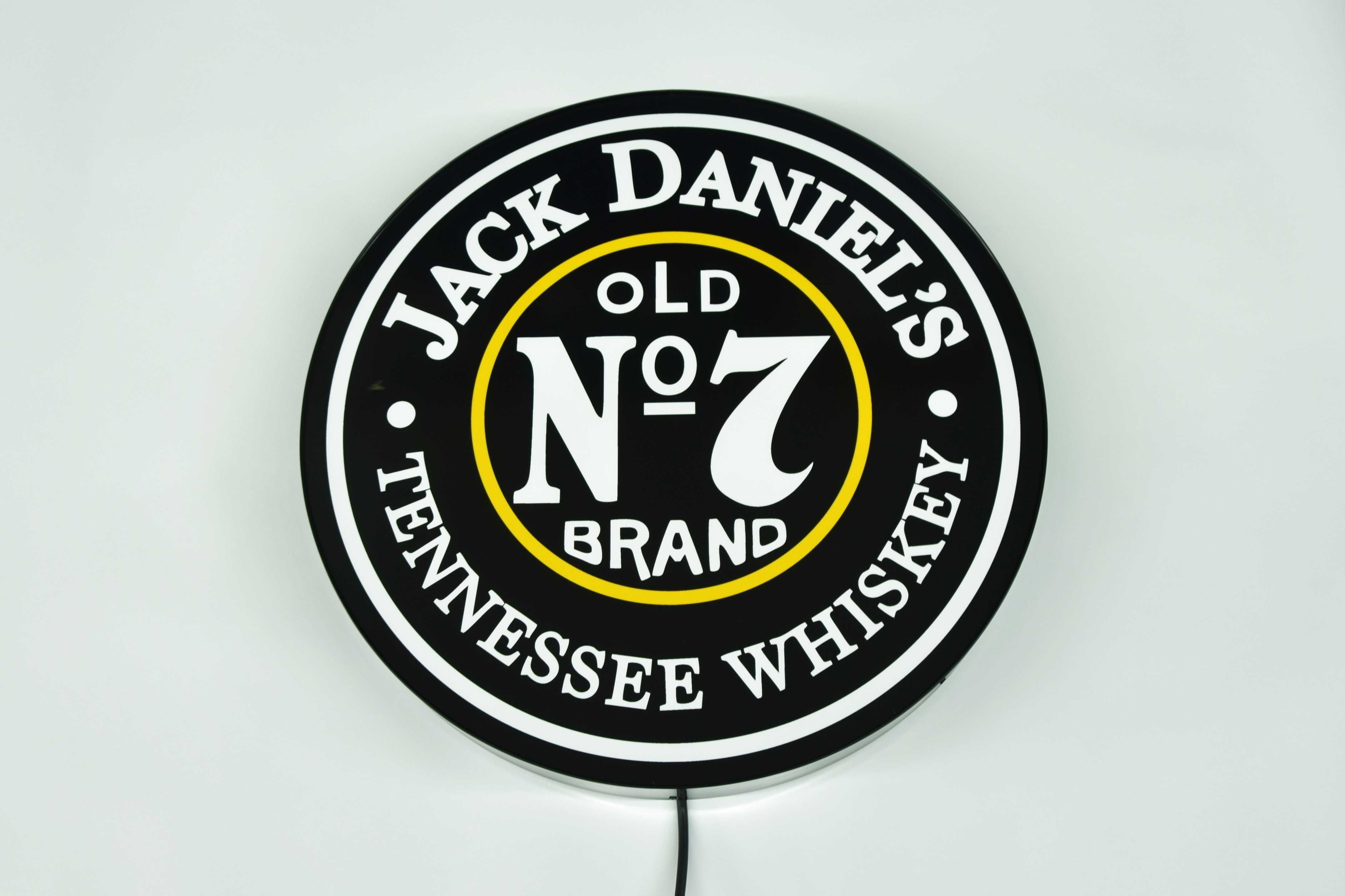 LED Neon JACK DANIELS, Reklama podświetlana, Baner 3D, Logo świecące