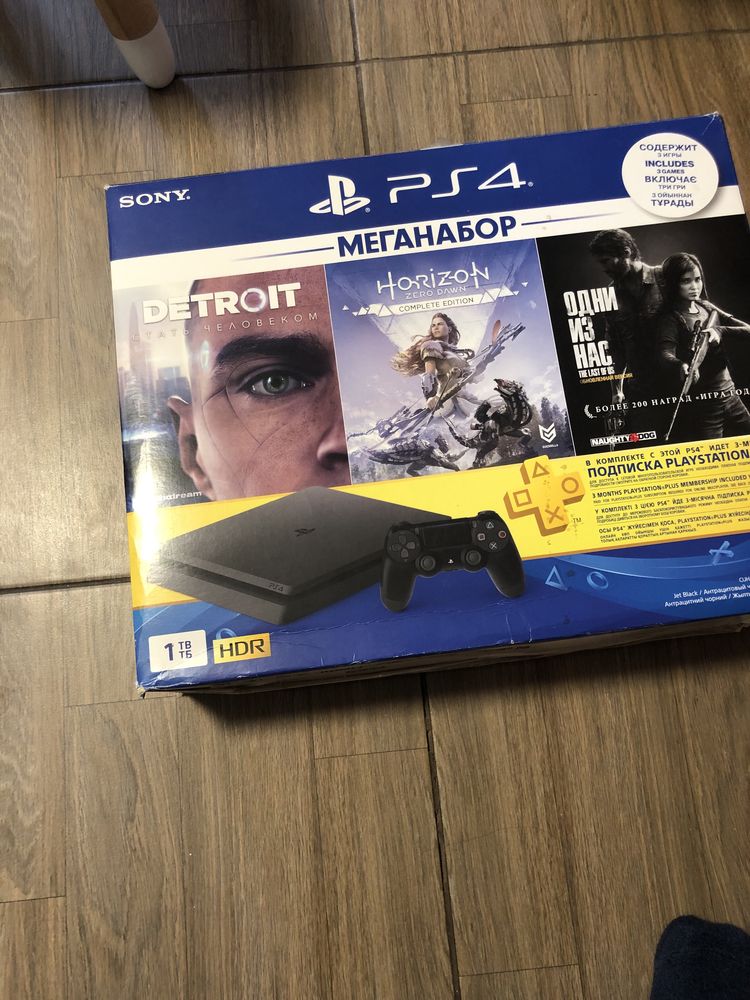 Продам ps4 slim на 1tb