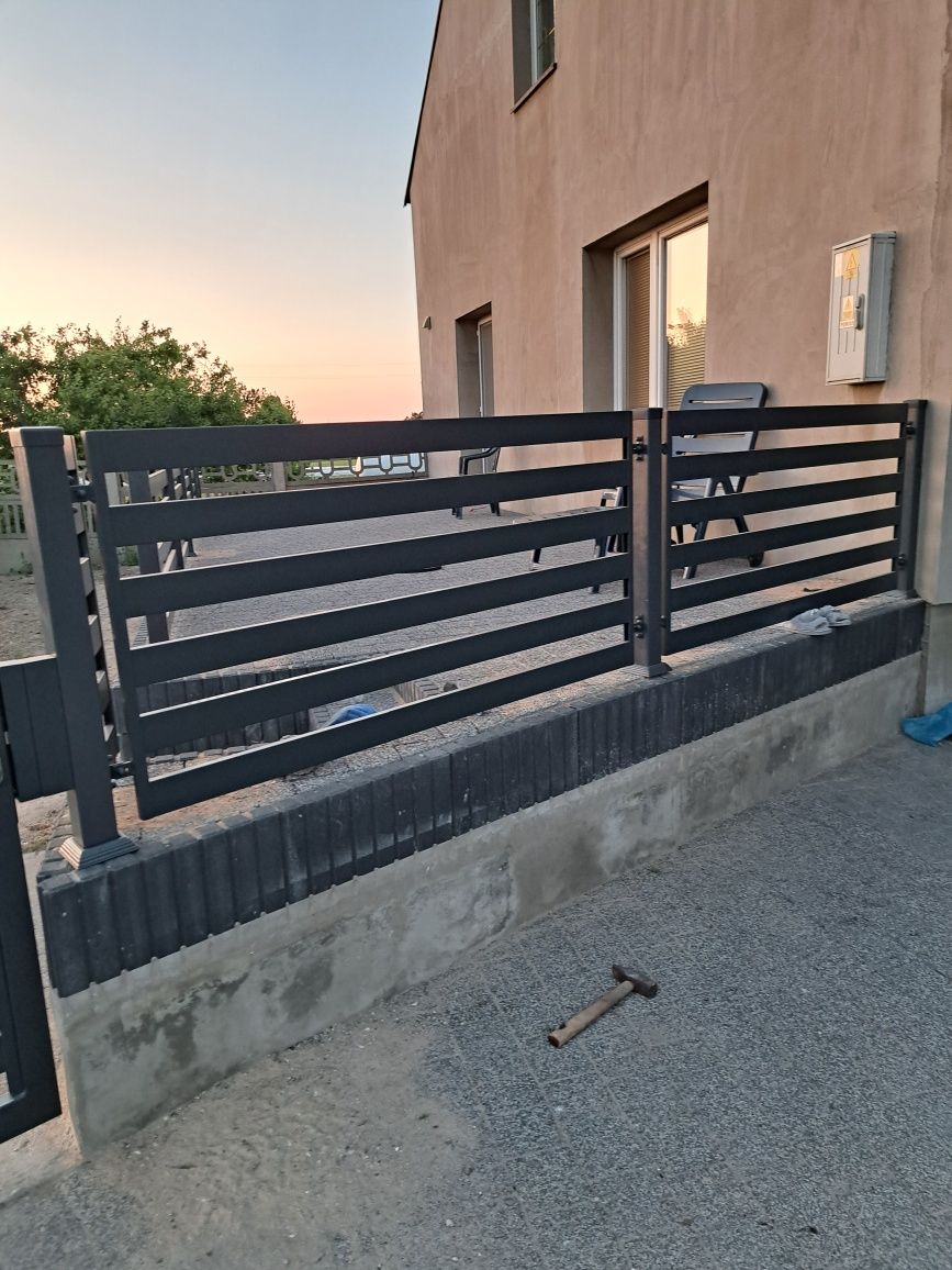 Brama palisadowa ocynk 150cm