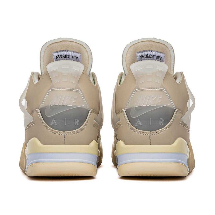 Мужские кроссовки Nike Air Jordan 4 Retro Off-White Sail. 41-45