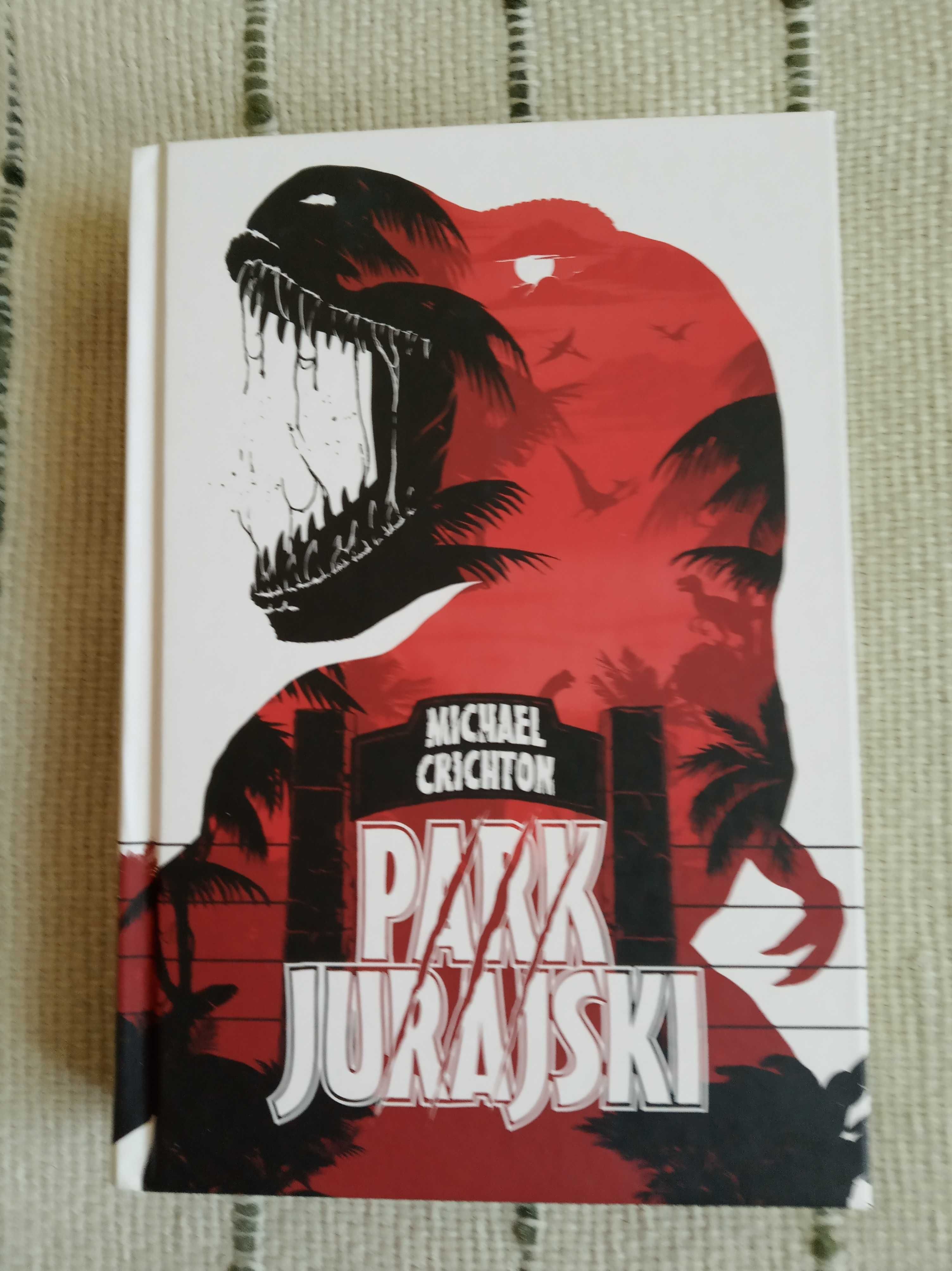 Książka "Park Jurajski" Michael Crichton, 2023, okładka twarda, NOWA