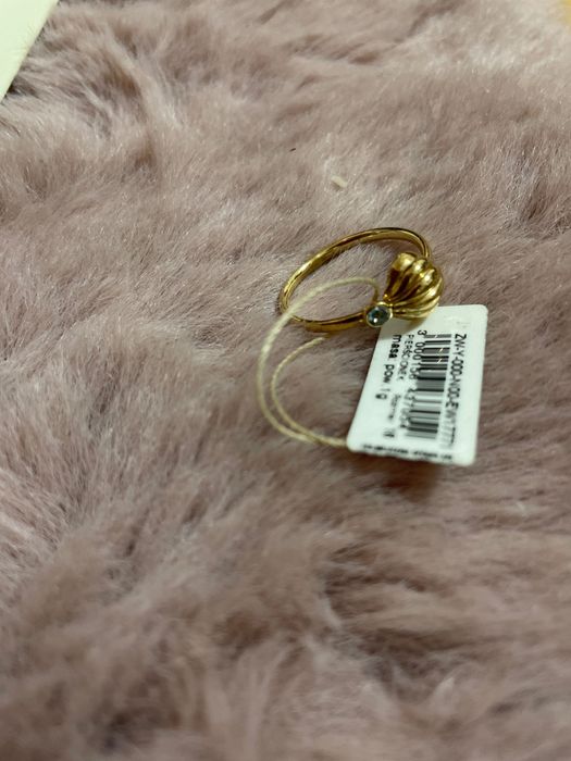 Pierścionek zloty Yes Botanica topaz rozmiar 16 au 375