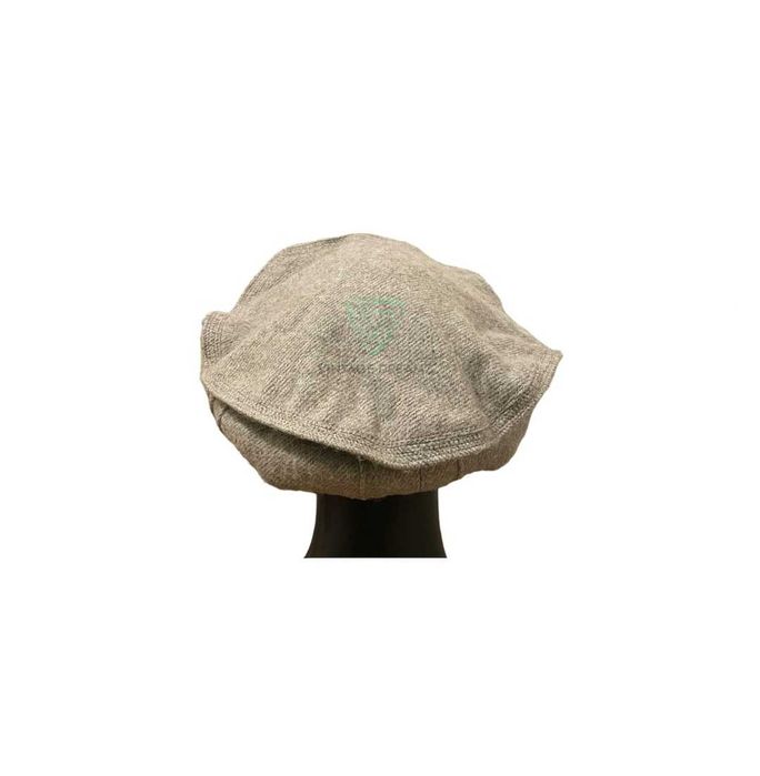 Boné de inverno Winter Cap Chapéu Pakol 100% feito à mão (cinza claro)