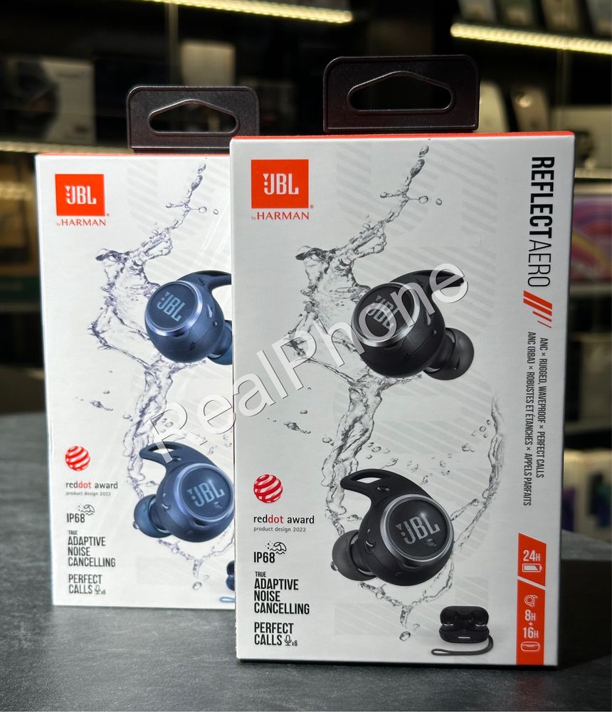 Навушники TWS JBL Reflect Aero Blue