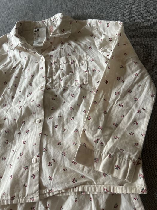 Piżama długi rękaw  H&M 122