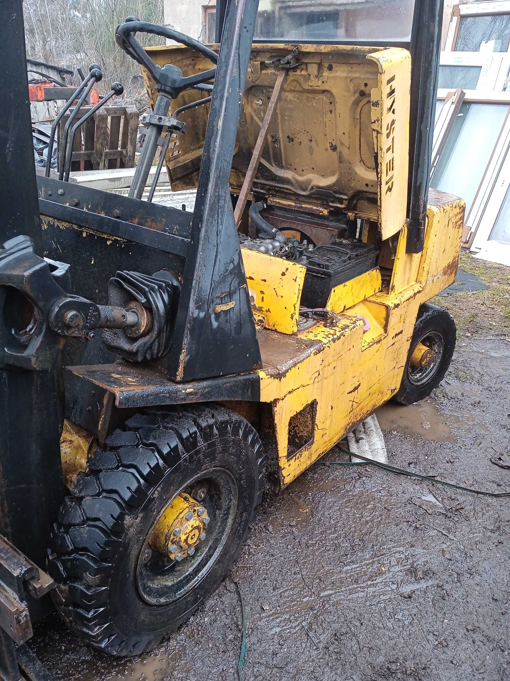 Wózek widłowy HYSTER 20 XL diesel uszkodzony