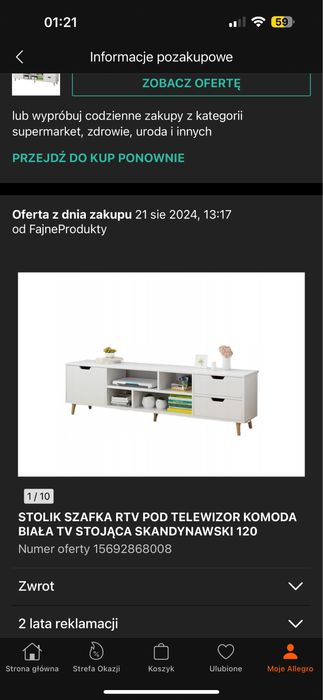 Szafka pod telewizor