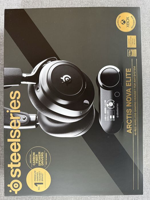 Sluchawki bezprzewodowe Steelseries Arctis Nova Elite Black / Nowe !