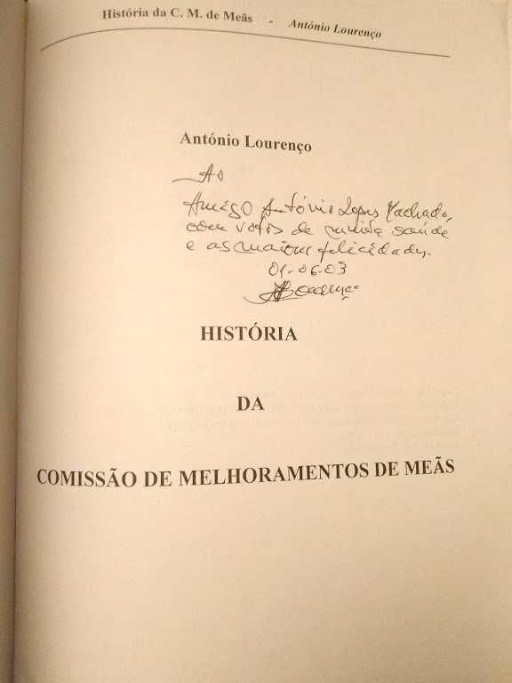 História da Comissão de melhoramentos de Meãs