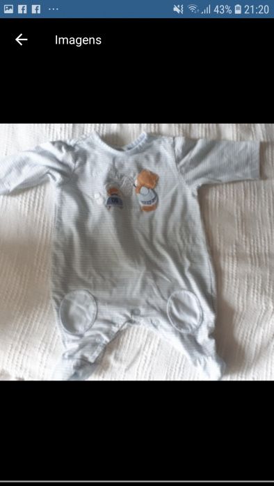 Babygrow's Chicco e prenatal 1mês