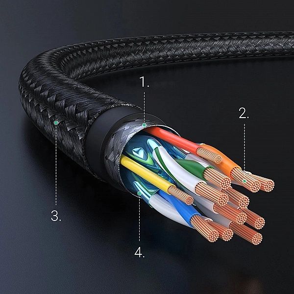Ugreen HDMI cable 2.0/4K 1m czarny (HD119, 30999)