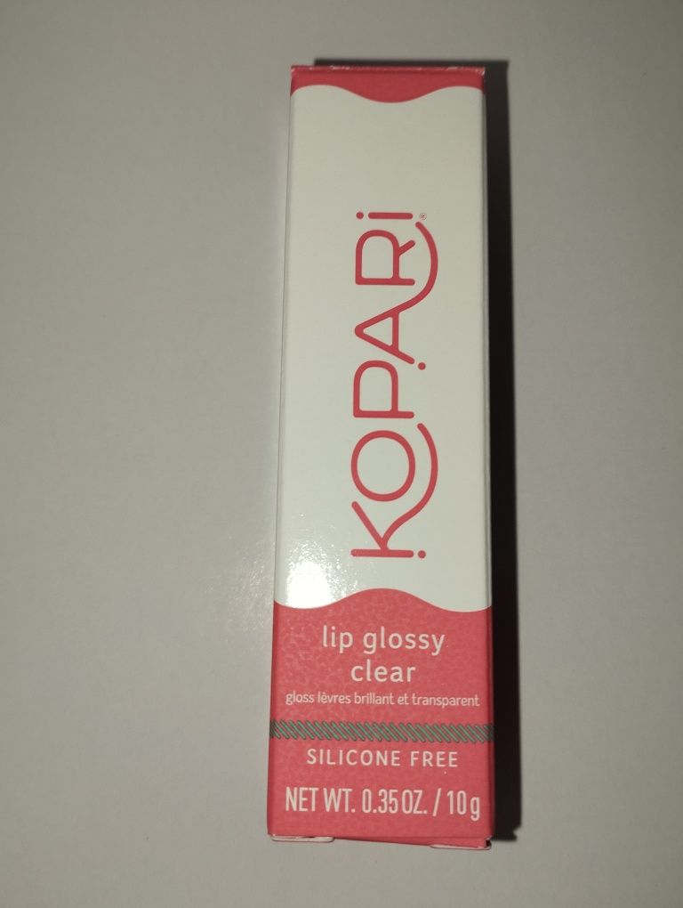 Kopari nawilżający błyszczyk do ust lip glossy clear bezbarwny nowy