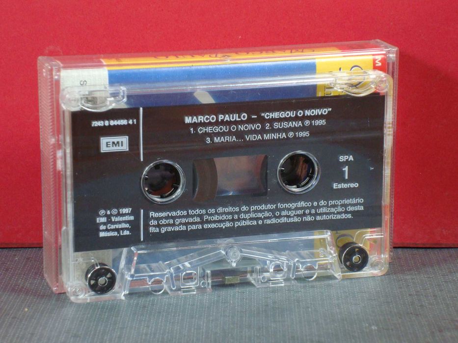 Marco Paulo - Chegou O Noivo / Cassete / VG Plus