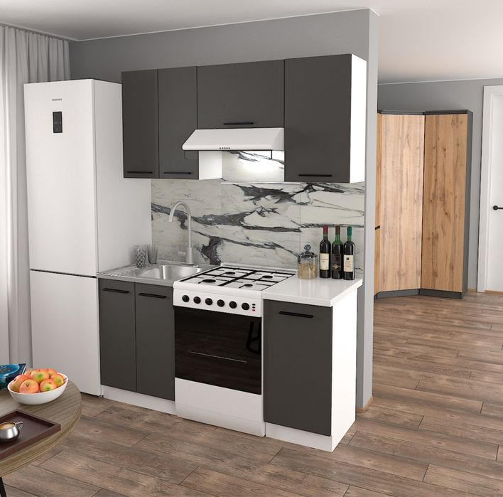 Тумба кухонна 400 мм., модуль кухонний з полицею без стільниці