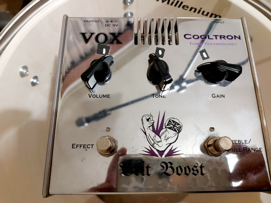 Pedais Guitarra VOX Brit Boost Cooltron e VOX Big Ben Overdrive