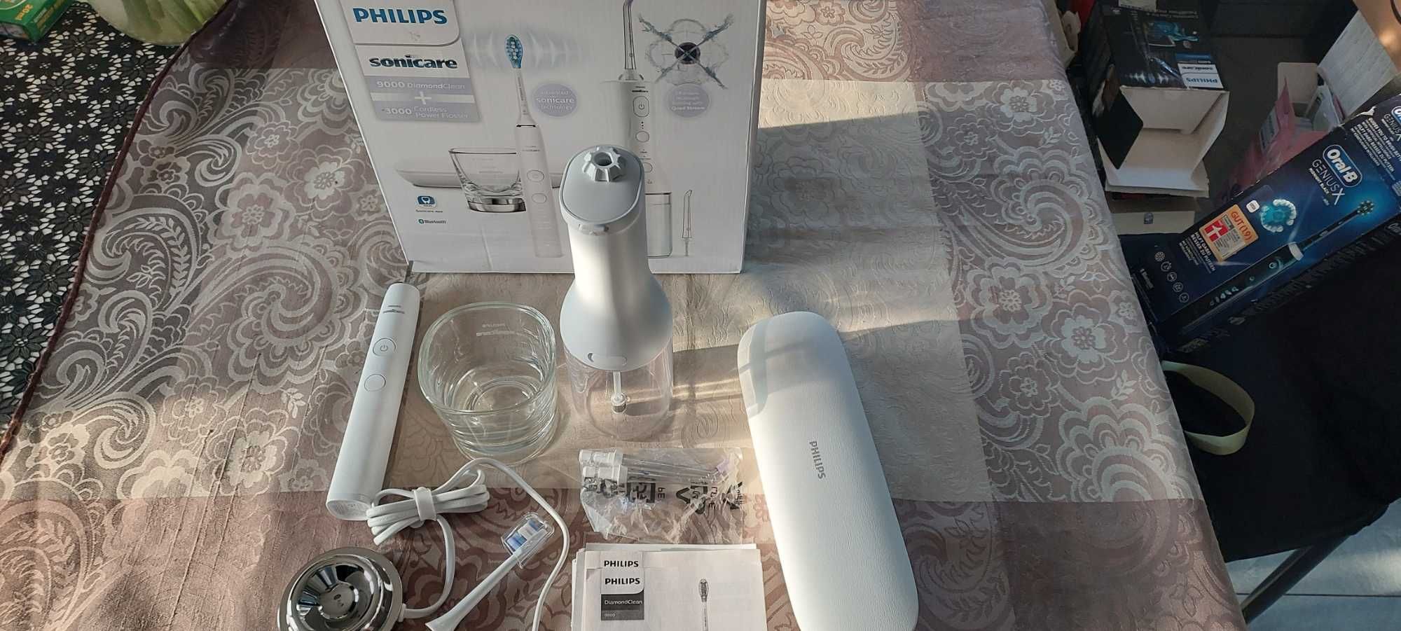 Zestaw Philips Sonicare DiamondClean 9000 szczoteczka + irygator