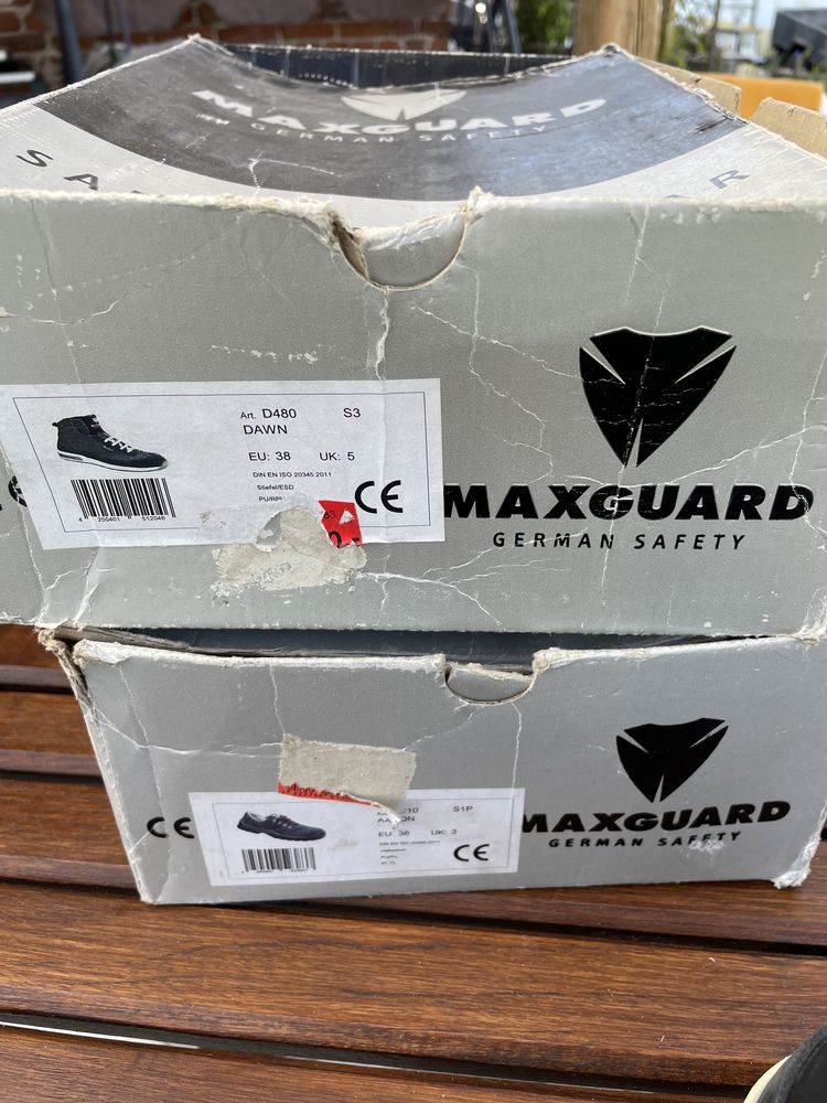 Buty robocze maxguard róż 36 lub 38