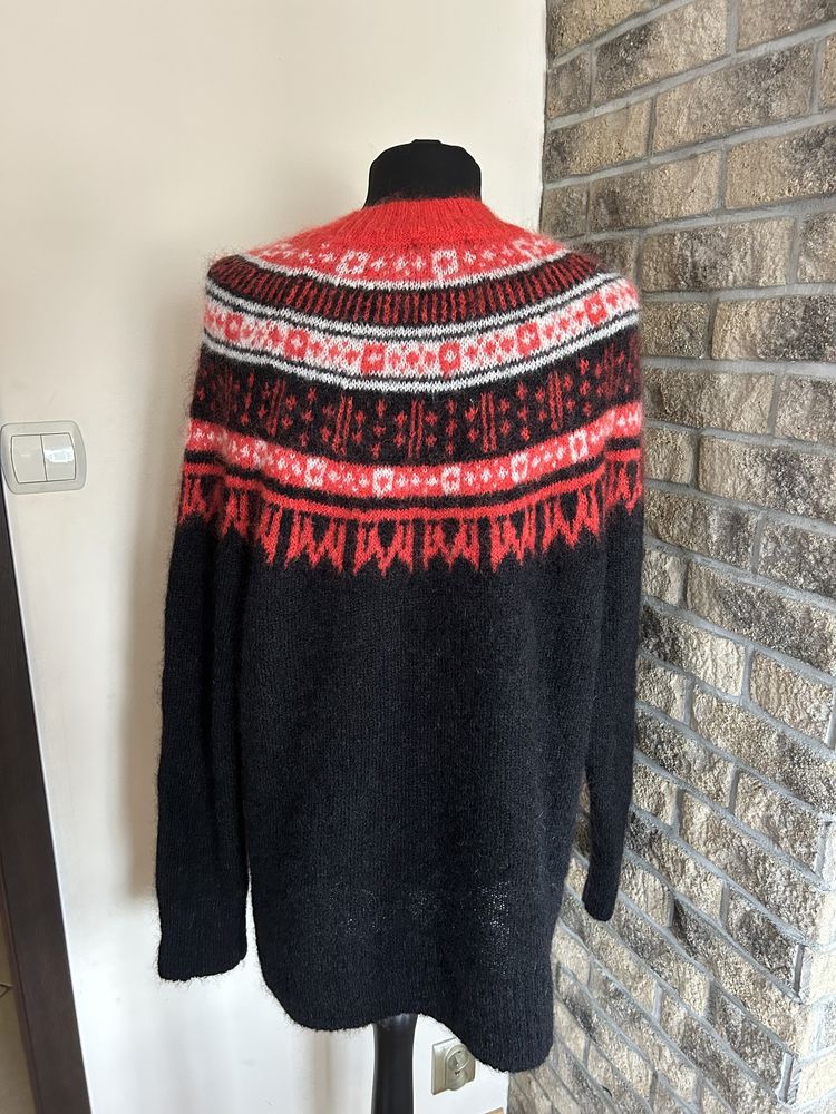 Moherowy sweter H&M rozmiar M moher wełna