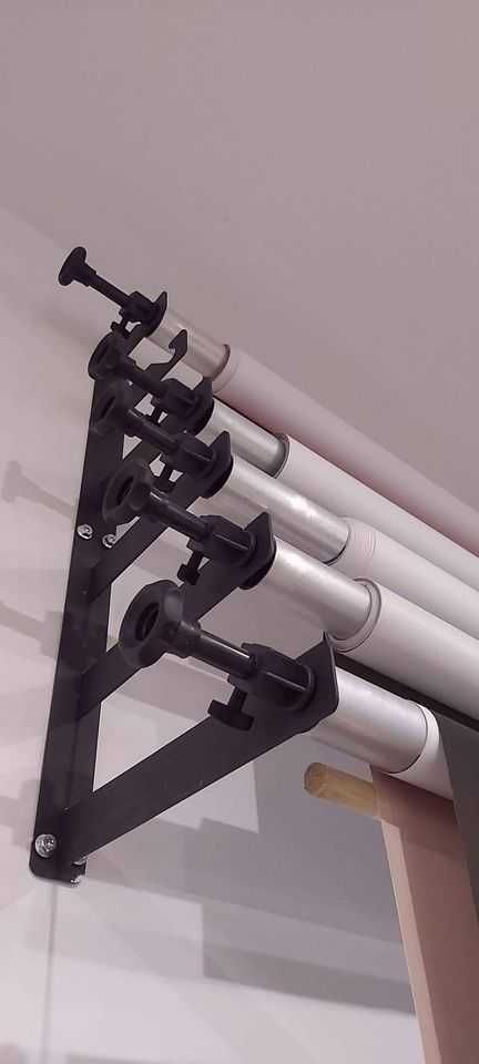 System zawieszenia tła, komplet na 6 teł + tuleje aluminiowe 5 szt.