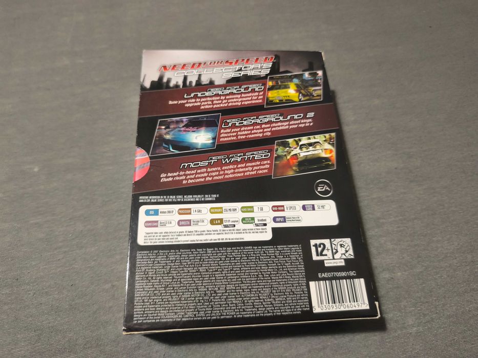 Need For Speed Collector's Series PC UN1 UN2 MW BOX