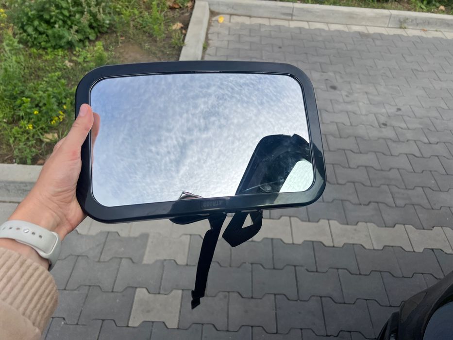 Lusterko do obserwacji dziecka 360° plastikowe, na zagłówek