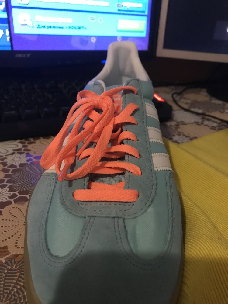 Кеды Adidas Gazelle INDOOR BLUE