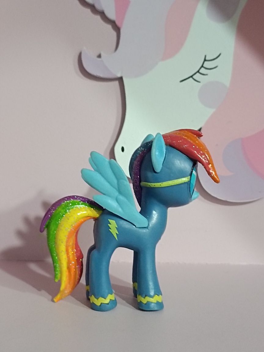My Little Pony Rainbow Dash glitter G4 Hasbro figurka MLP