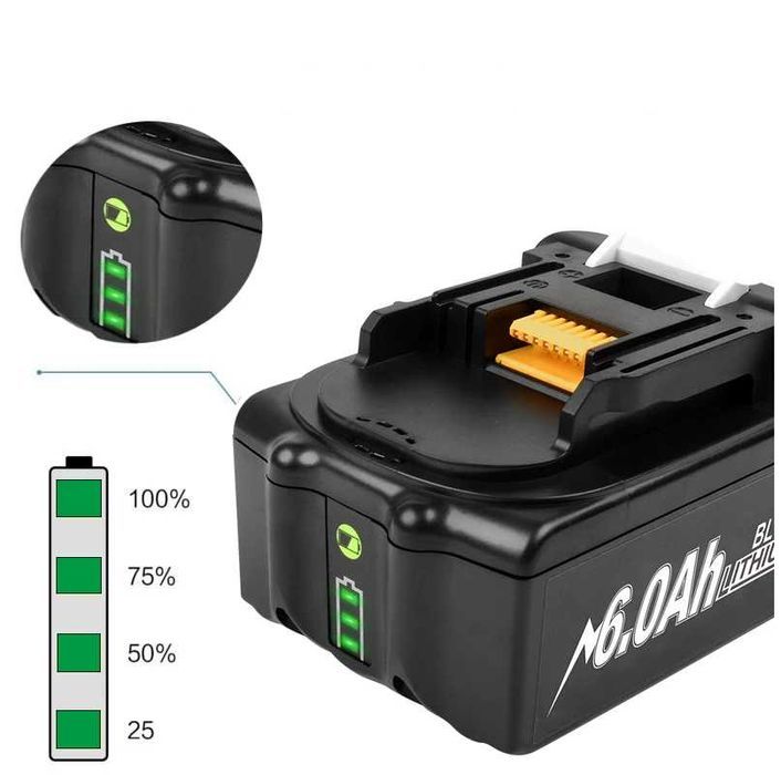 Akumulator uniwersalna bateria do MAKITA BL1850 18V 6,0Ah WSKAŹNIK LED
