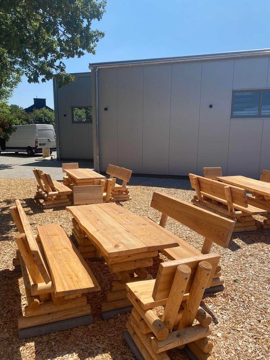 Meble ogrodowe - drewniane