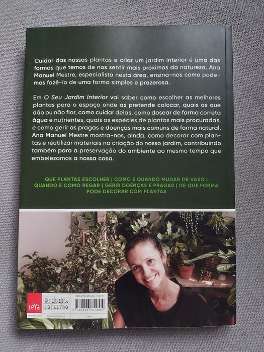 Livro  "O seu jardim interior" de Ana Manuel Mestre