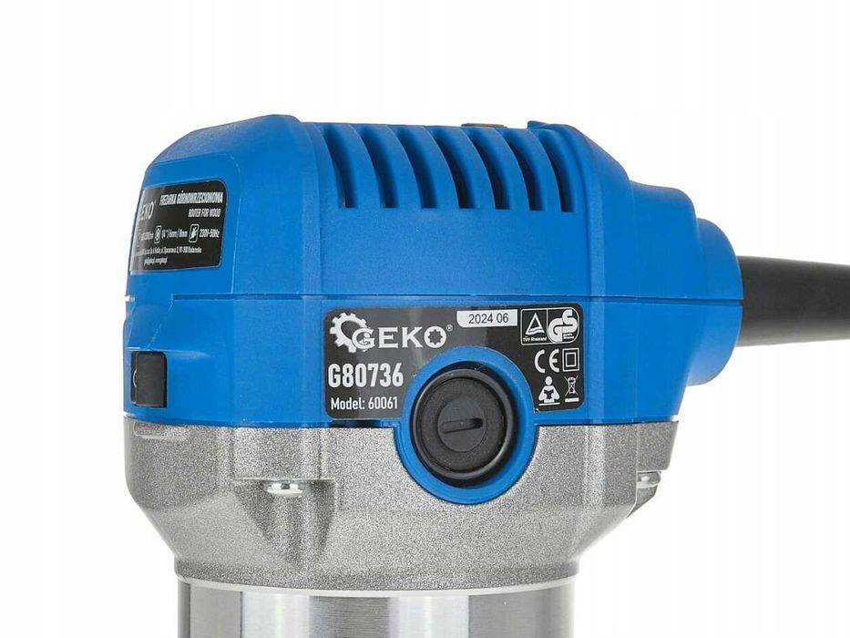 Frezarka górnowrzecionowa Geko 710W z regulacją obrotów 6/8mm