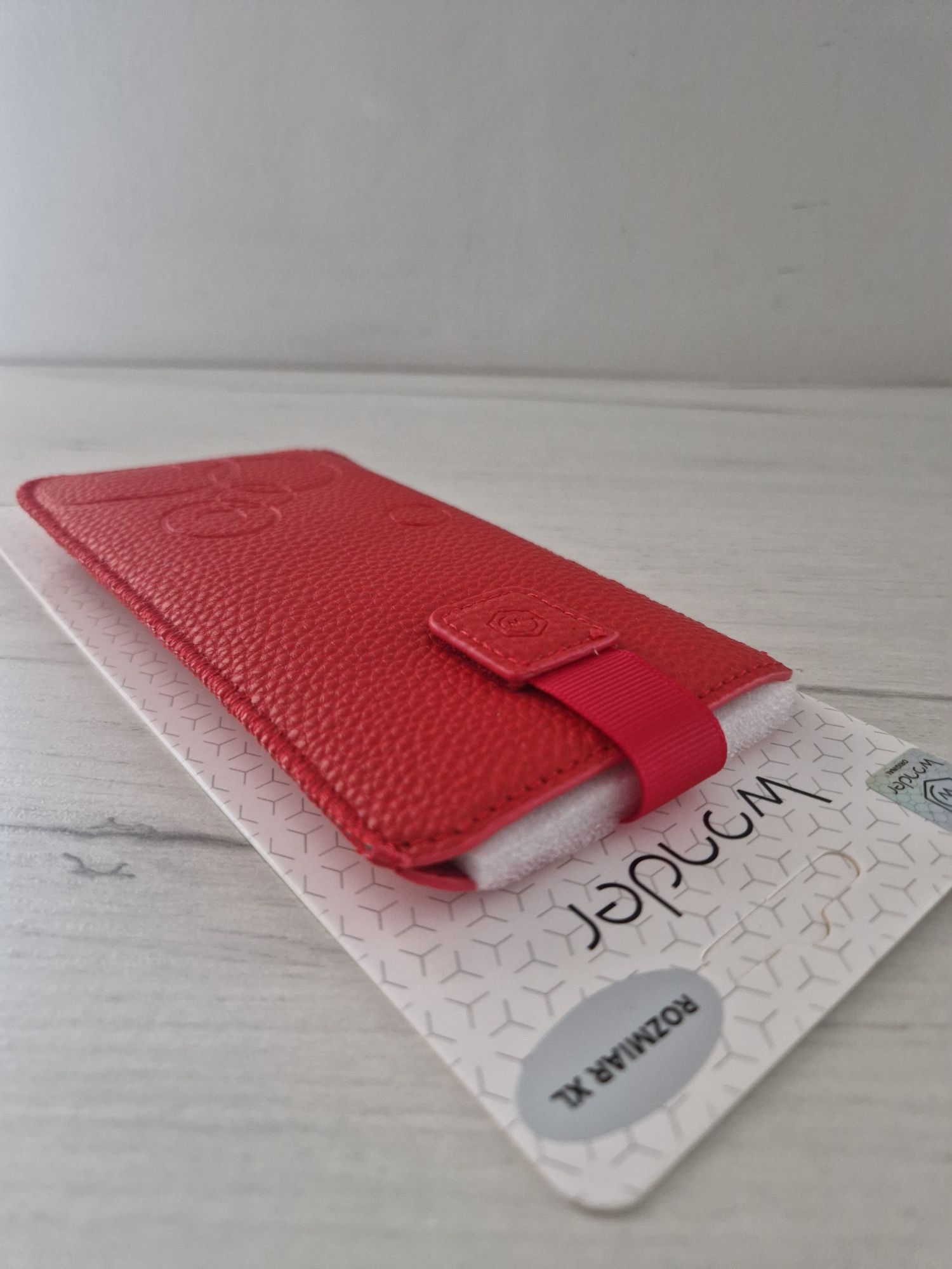 Kieszonka WONDER Deko (ROZMIAR XXL) do Samsung S22 Ultra Czerwona