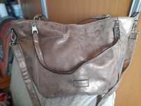 Torebka shopper markowa mischmasch Berlin  złota